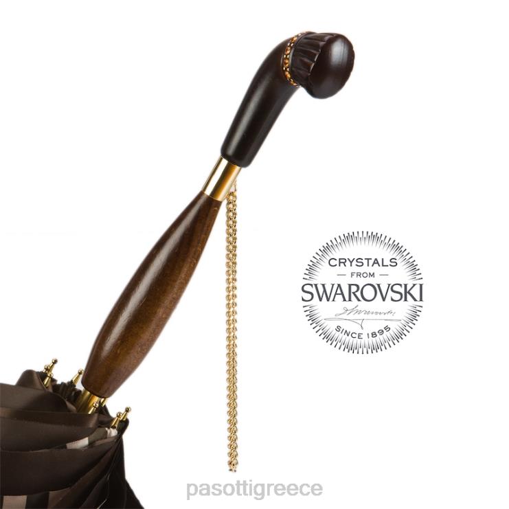 ομπρέλα | PASOTTI 189 21352-2 z1 - κλασική κομψή ριγέ ομπρέλα 2N6B8475 γυναίκες